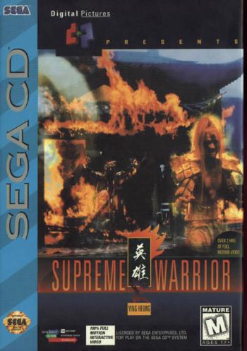 Cover Supreme Warrior for Sega CD